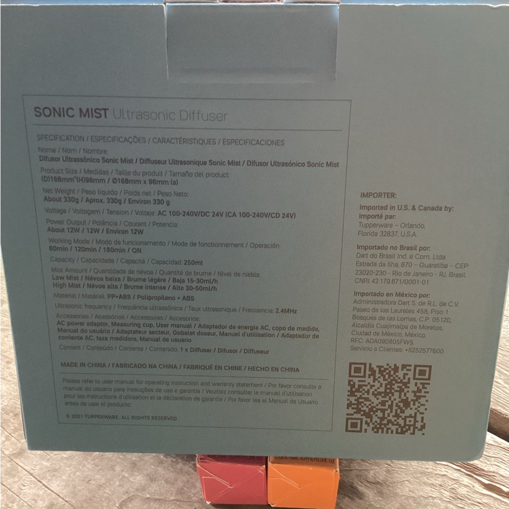 Tupperware Sonic Mist Ultrasonic Diffuser - Picture 5 of 7